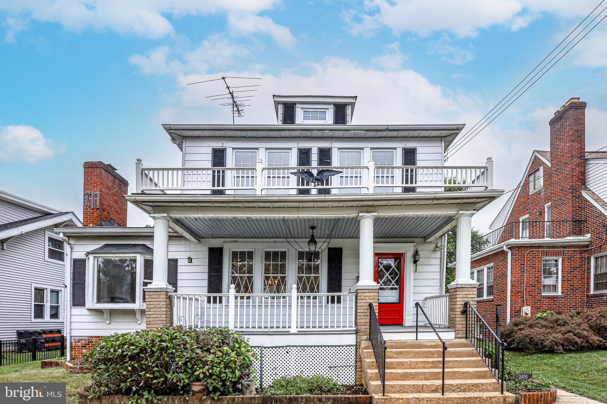 Grand 1928 Sears kit house with front porch