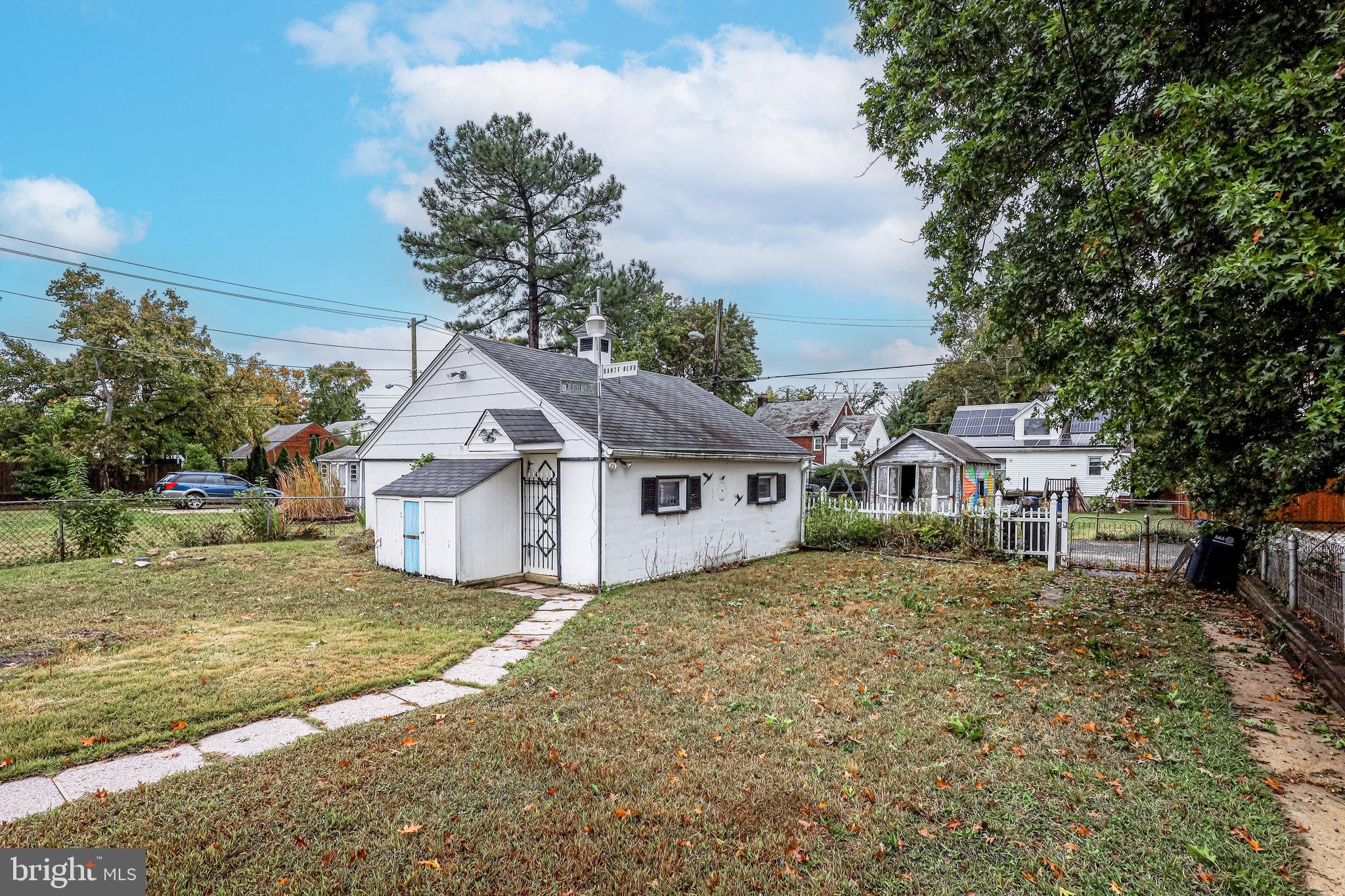 2431 33rd Street Southeast Washington, DC 20020 - Photo 34 of 36 Two car garage with attic storage and shed