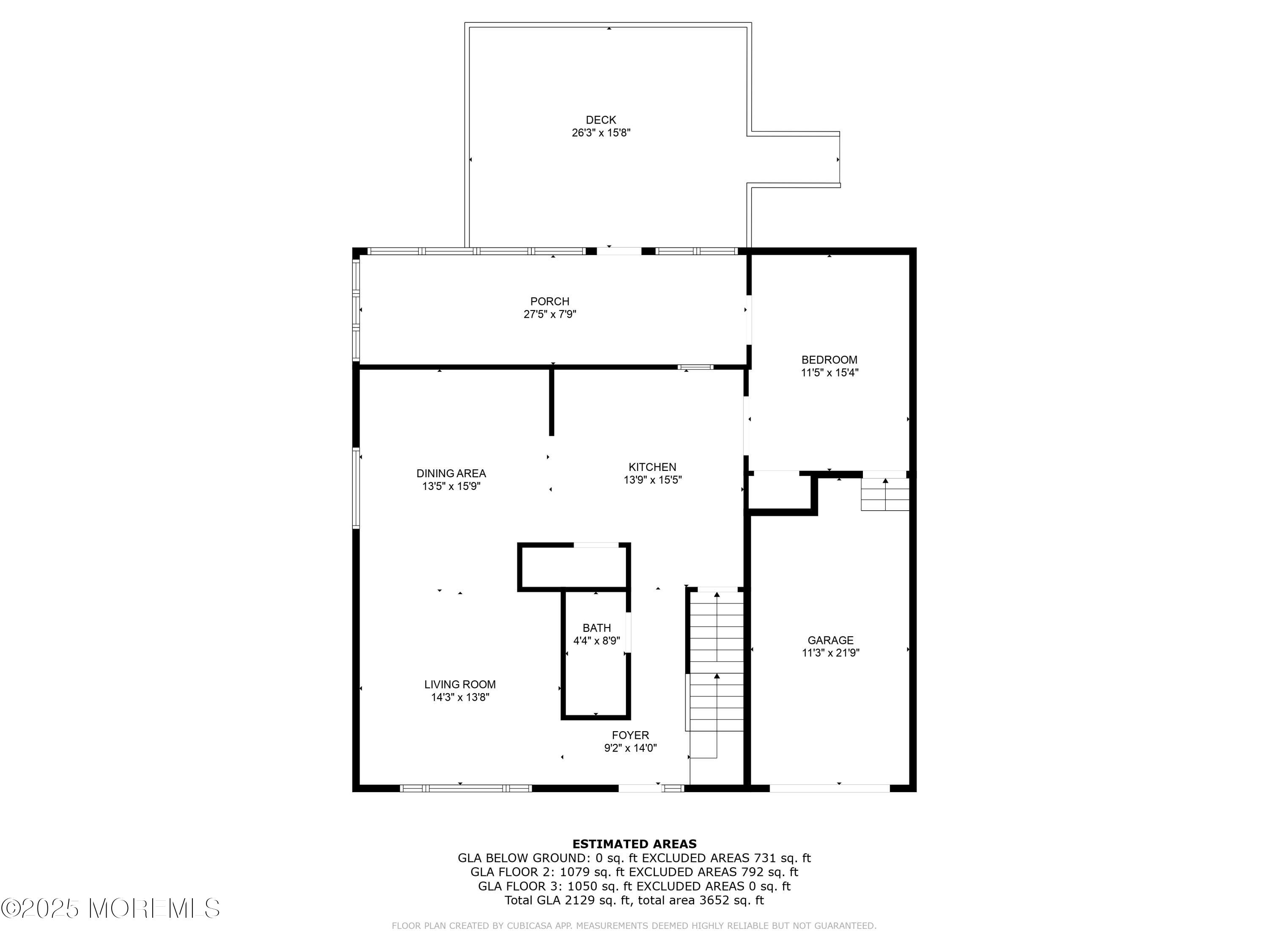 115 Leesville Road Jackson, NJ 08527 - Photo 41 of 42 Downstairs Floor Plan