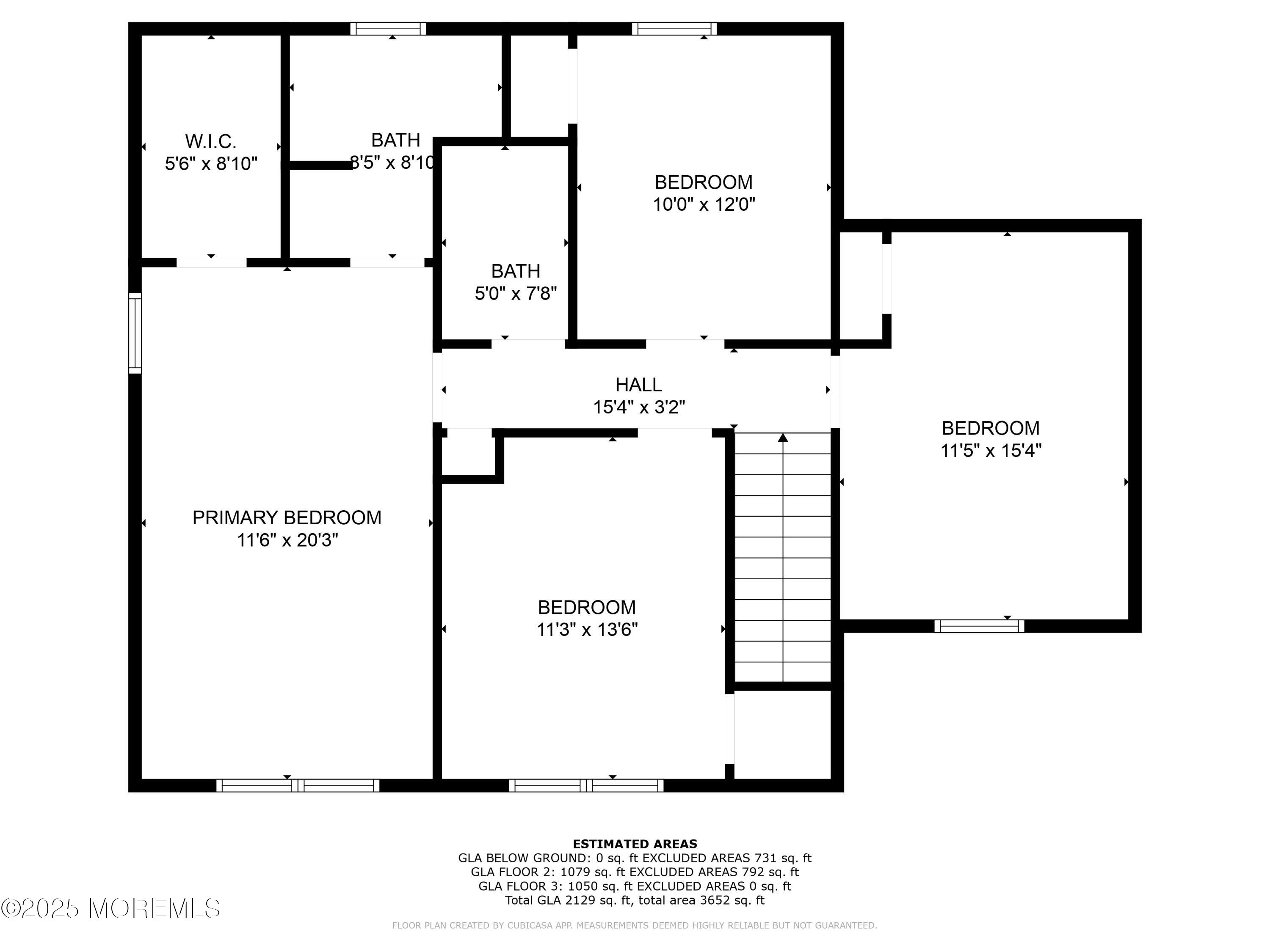 115 Leesville Road Jackson, NJ 08527 - Photo 42 of 42 Upstairs floor plan