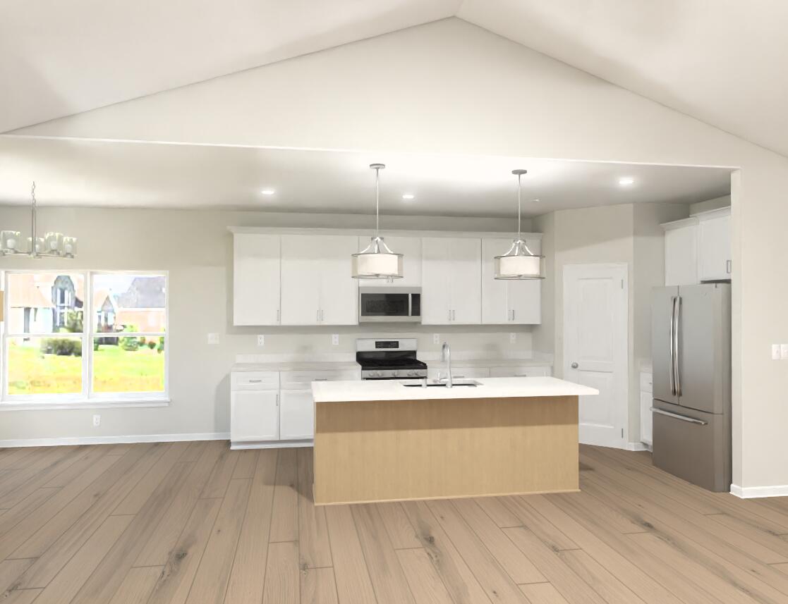 25836 78th Street, Unit LT72 Paddock Lake, WI 53168 - Photo 4 of 9 WTR 72-Ava 2 Car_Elev 1_kitchen Perspect
