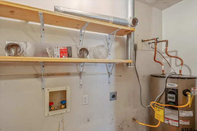 a view of a room with rack and equipment