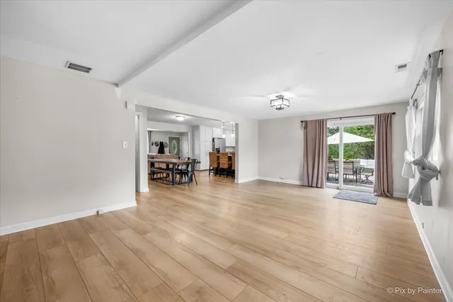 a view of livingroom with furniture and wooden floor