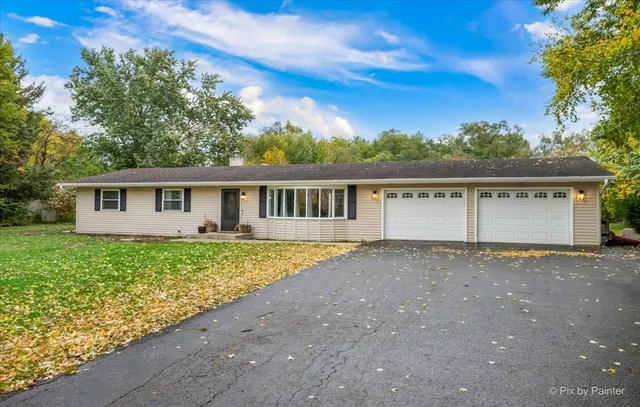 front view of house with a yard