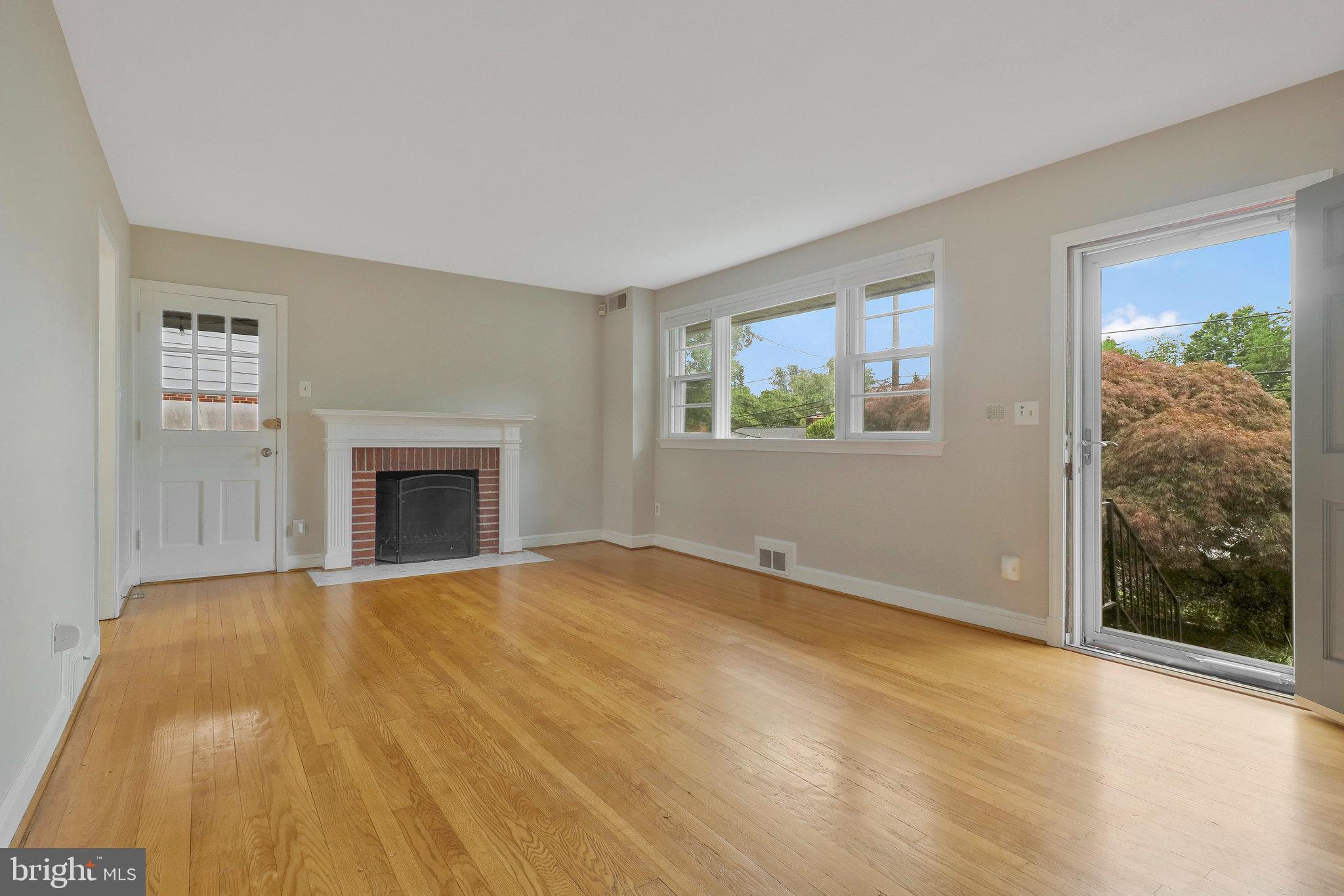 1907 Alberti Drive Silver Spring, MD 20902 - Photo 6 of 19 Living Room With Fireplace