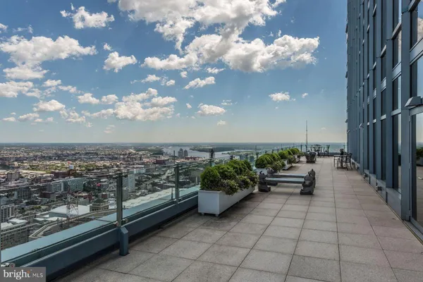 a view of a terrace