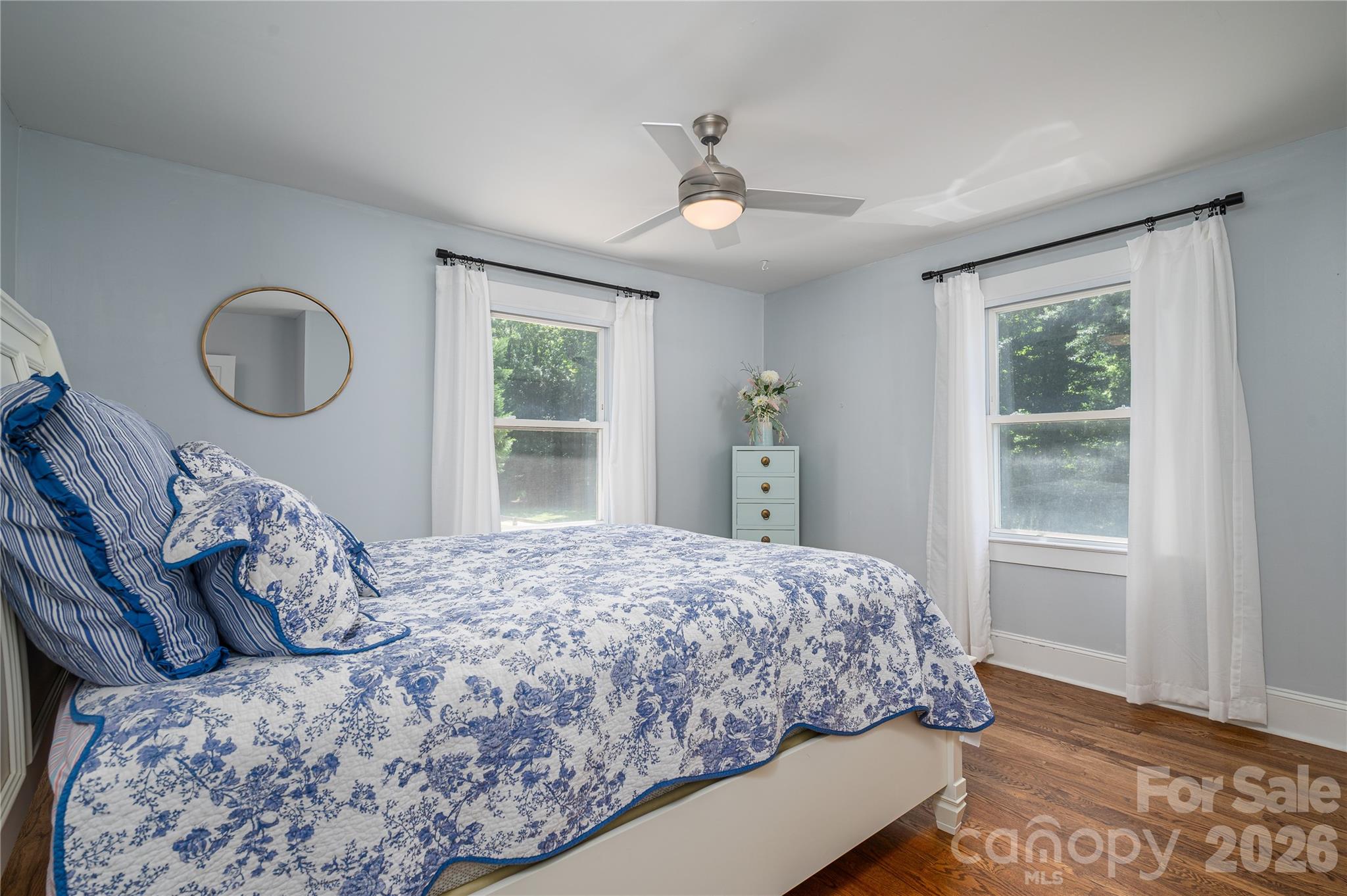 58 Fourth Street Cramerton, NC 28032 - Photo 28 of 44 a bedroom with a large bed and a window