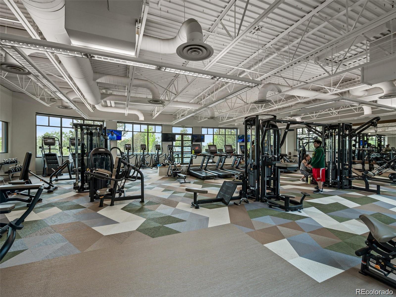 6478 Silver Mesa Drive, Unit E Highlands Ranch, CO 80130 - Photo 33 of 34 a view of a room with gym equipment