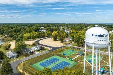 69 Pinewood Lane Colonial Beach, VA 22443 - Photo 16 of 20 Drone / aerial view of a heavily wooded area