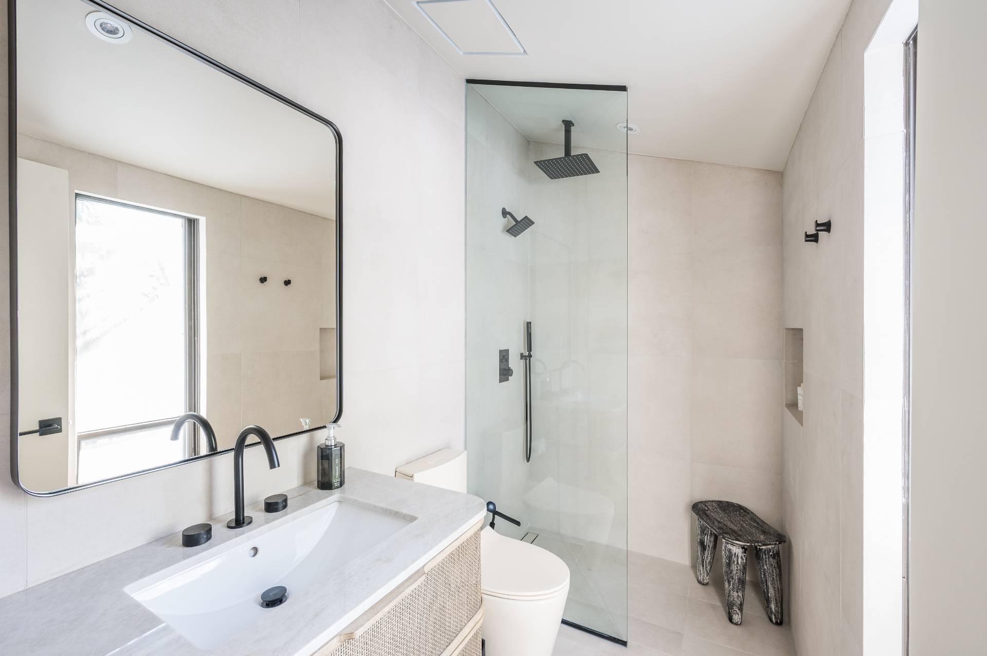 12 Rivers Road East Hampton, NY 11937 - Photo 22 of 23 a bathroom with a sink and a mirror