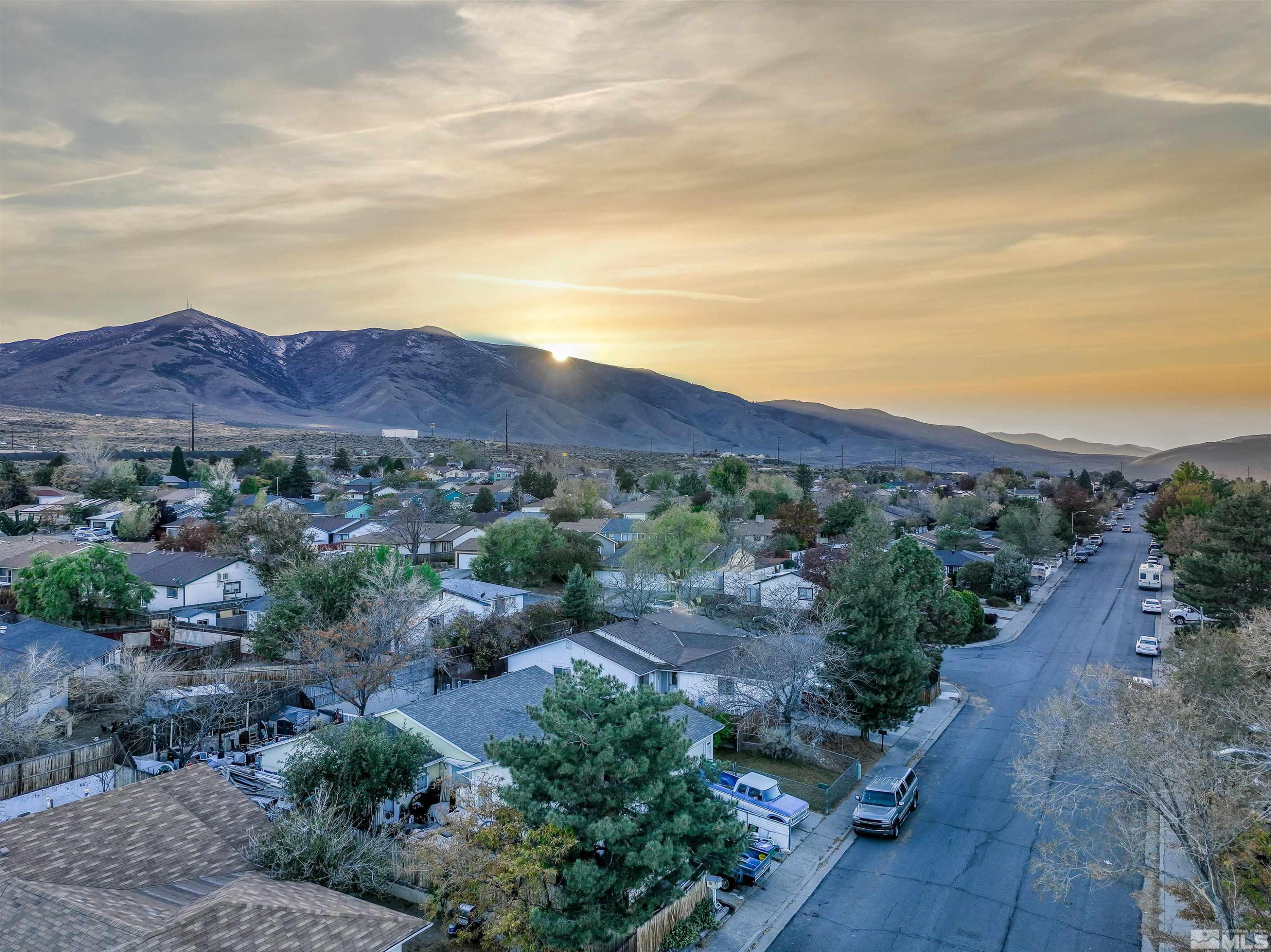 6480 Lotus Street Reno, NV 89506 - Photo 5 of 22 a view of a lush green hillside and houses
