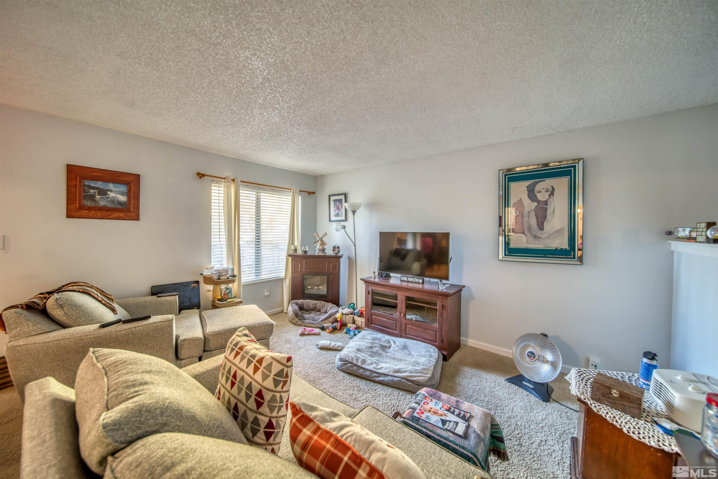 6480 Lotus Street Reno, NV 89506 - Photo 8 of 22 a living room with furniture a rug and a flat screen tv
