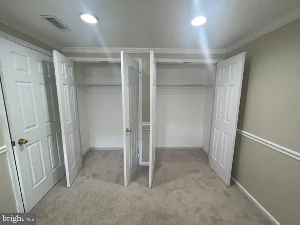 a view of closet area