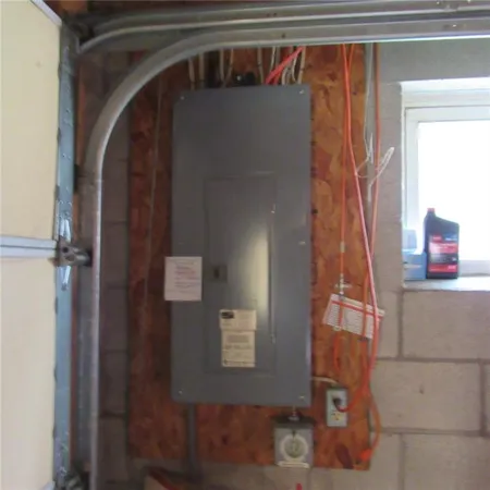 a close view of utility room
