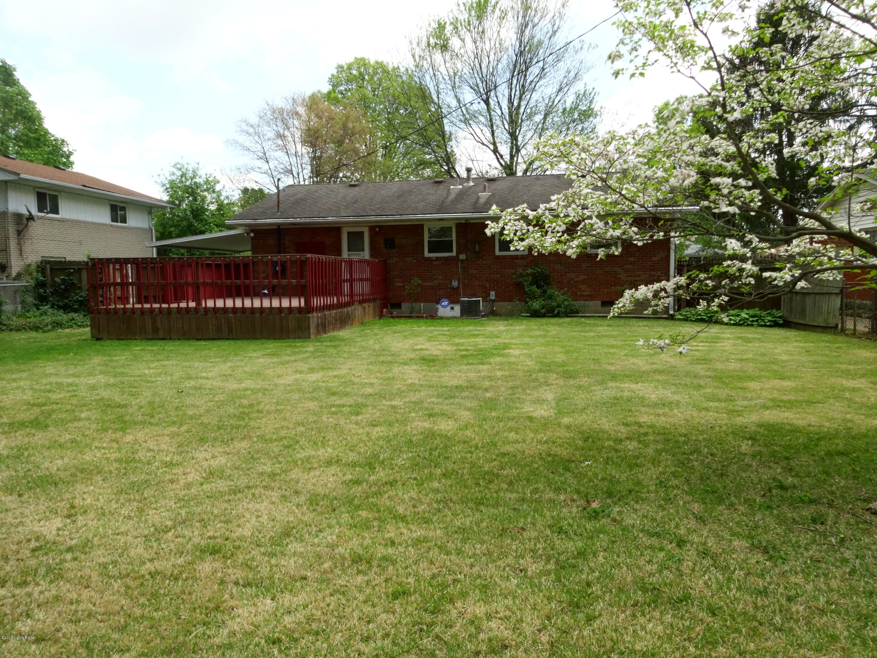 3023 Nepperhan Road Louisville, KY 40220 - Photo 3 of 41 HUGE FENCED YARD W/ DECK. STORAGE SHED. 1 CAR CAR PORT.