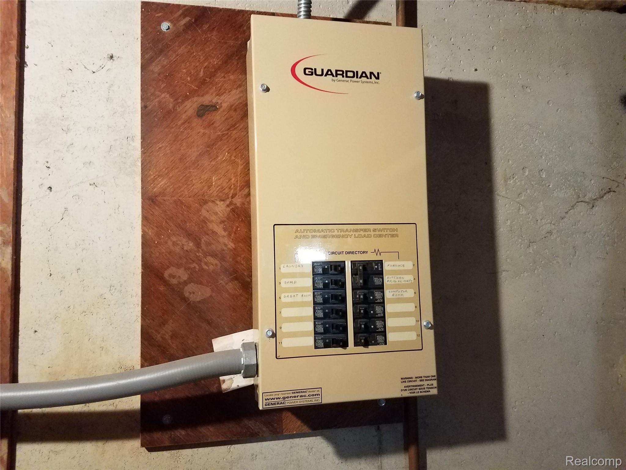 3638 Innisfree Road Howell, MI 48855 - Photo 34 of 45 basement back up generator.jpg