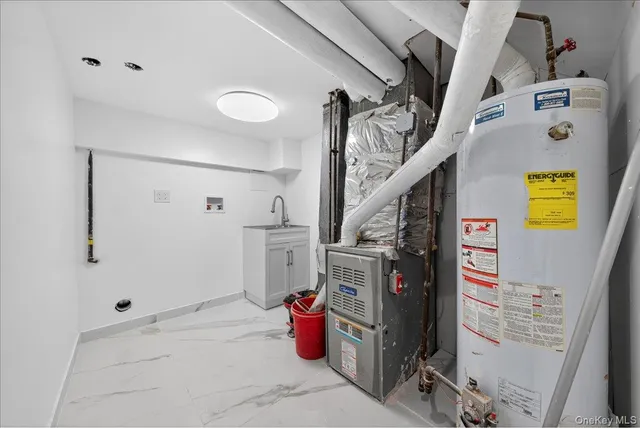 a view of storage and utility room