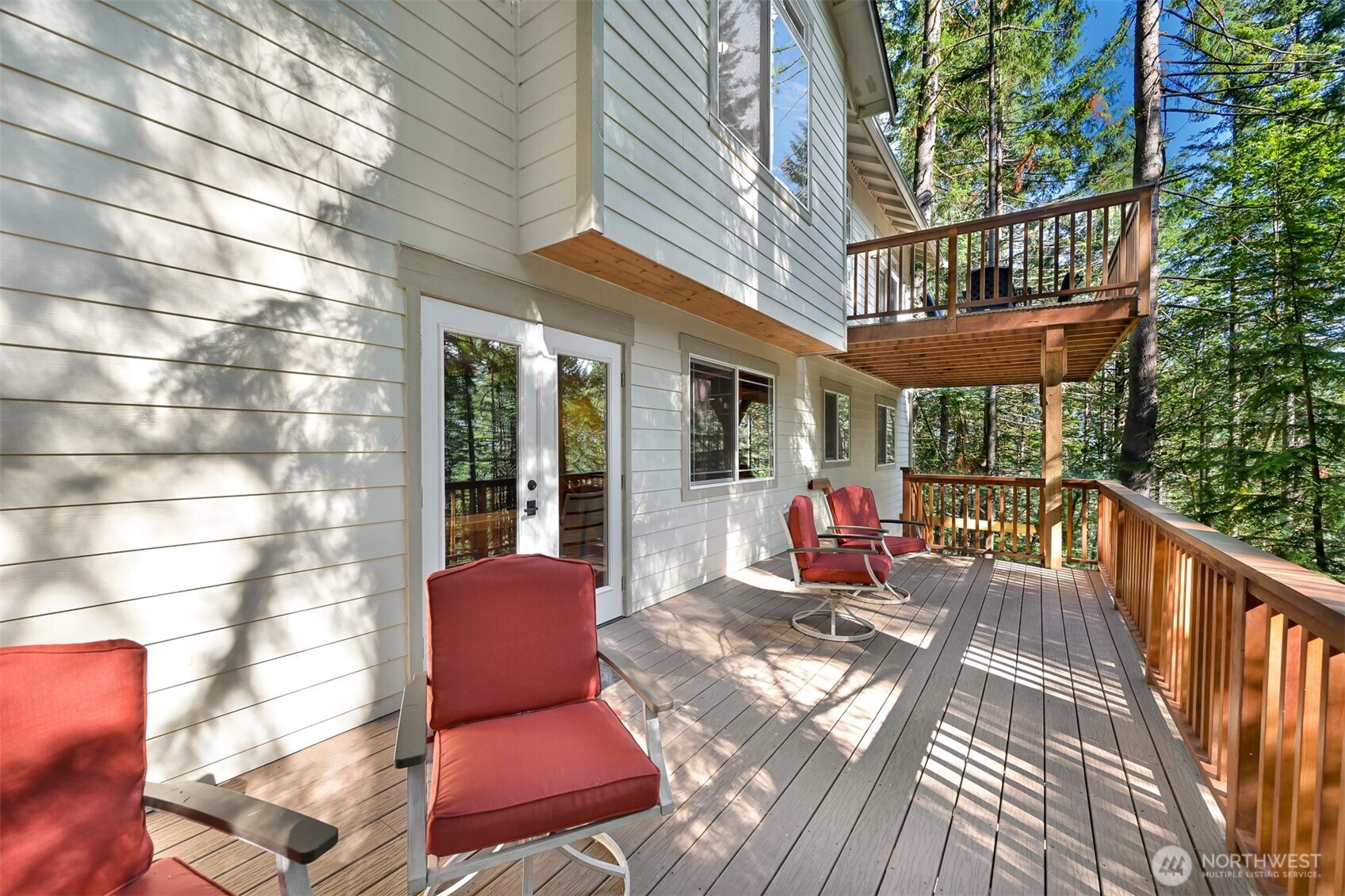 14 Gooseberry Circle Bellingham, WA 98229 - Photo 28 of 40 a view of a two chairs in the balcony