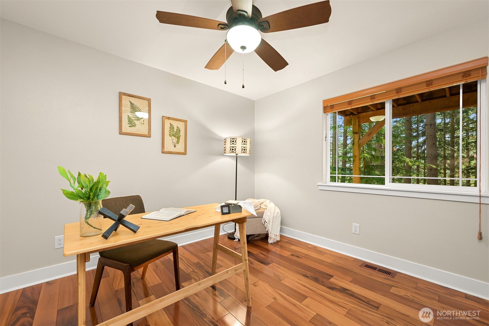 14 Gooseberry Circle Bellingham, WA 98229 - Photo 29 of 40 a view of a workspace with furniture and a window