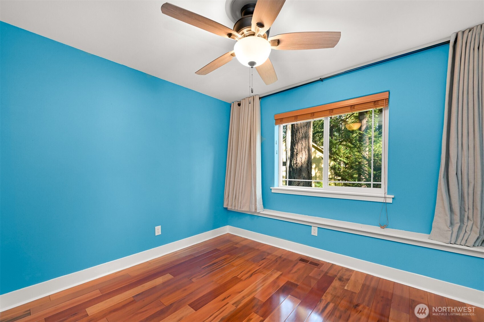 14 Gooseberry Circle Bellingham, WA 98229 - Photo 30 of 40 a view of empty room with window and ceiling fan