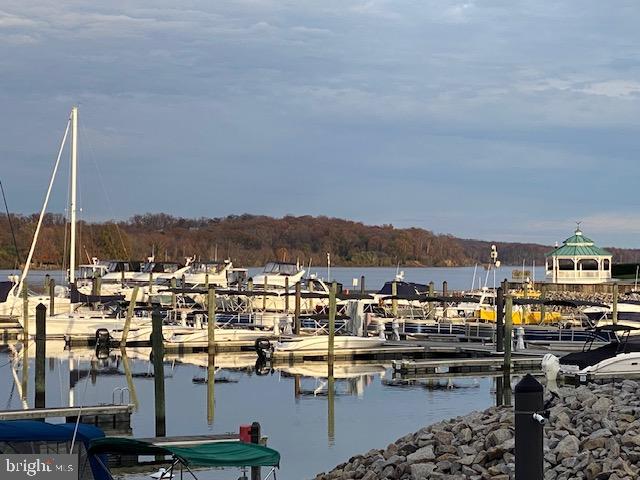 820 Belmont Bay Drive, Unit 301 Woodbridge, VA 22191 - Photo 70 of 76 Serene marina at dusk, boats gently swaying.