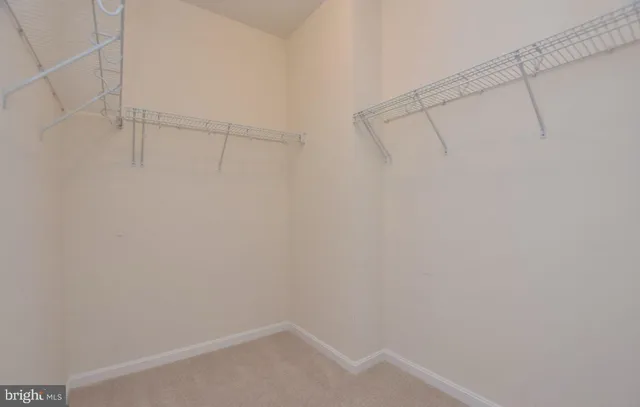 an empty room with an entryway