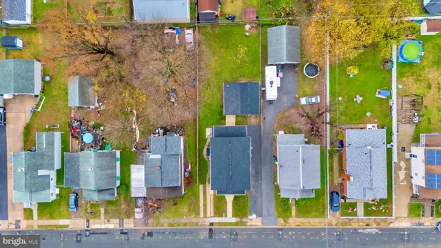 aerial view of multiple house