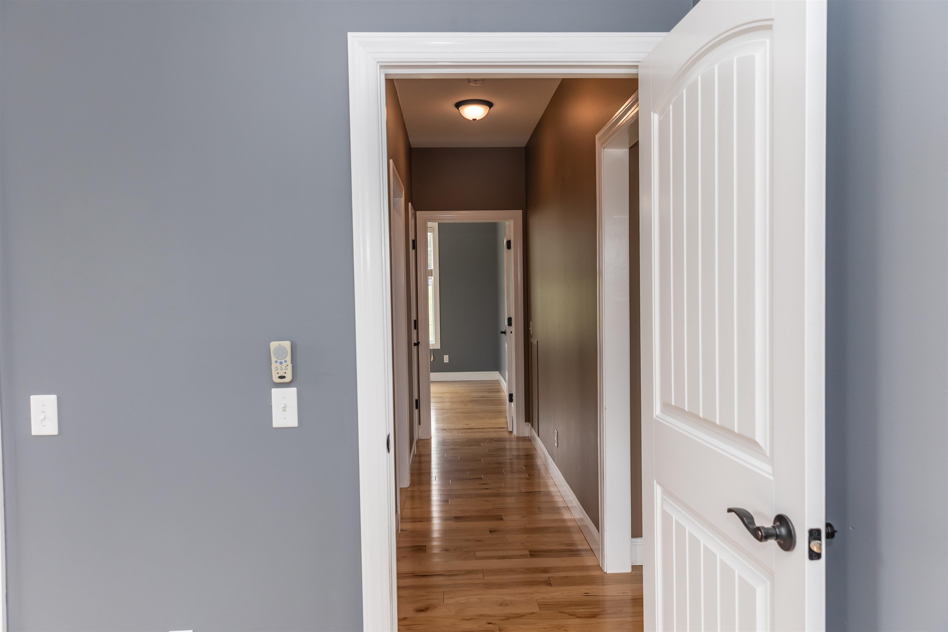 165 Marl Ridge Road Lexington, VA 24450 - Photo 46 of 72 a view of a hallway with wooden floor and staircase