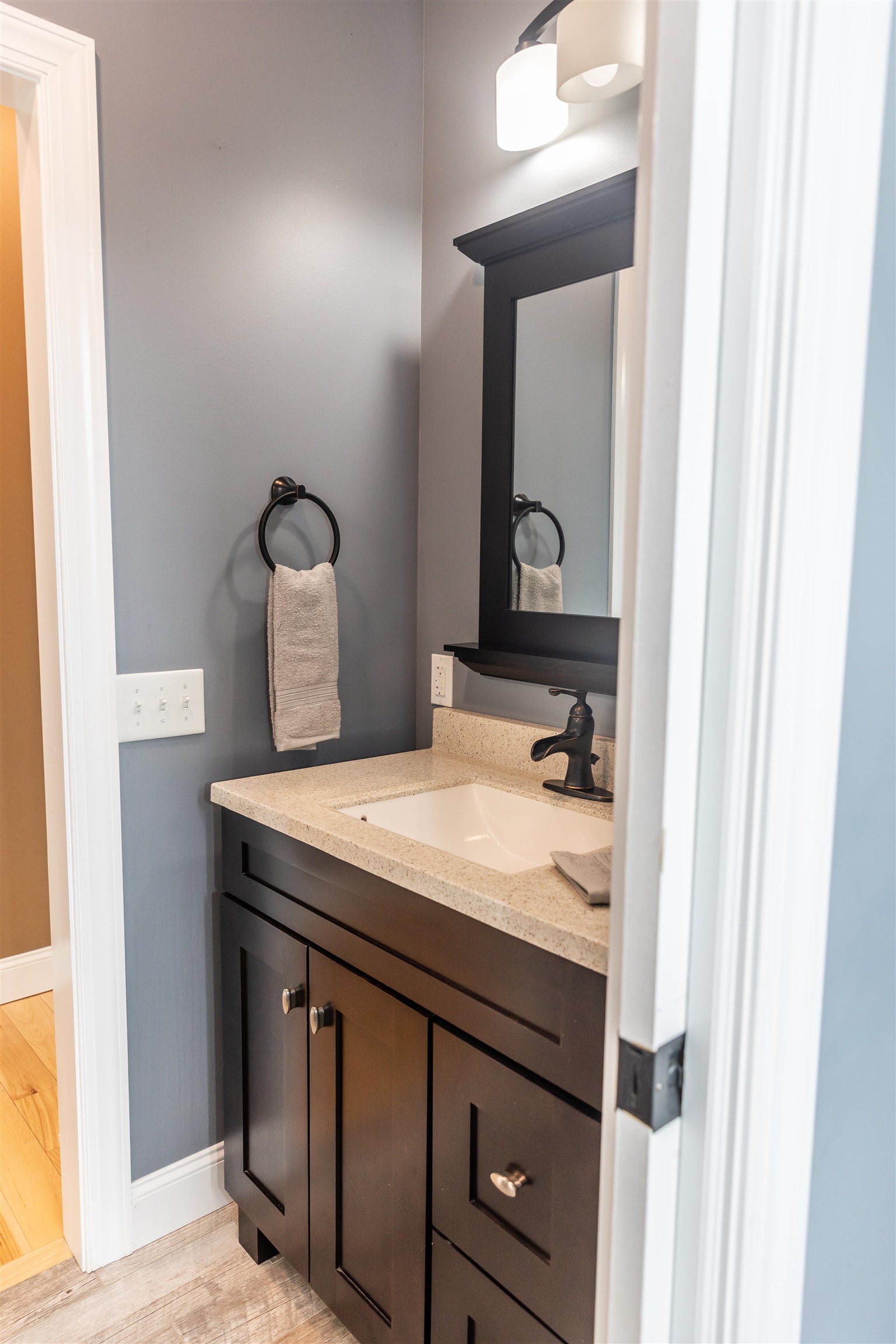 165 Marl Ridge Road Lexington, VA 24450 - Photo 54 of 72 a bathroom with a sink and a mirror