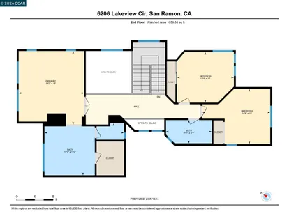 $1,099,000 | 6206 Lakeview Circle, San Ramon, CA 94582
