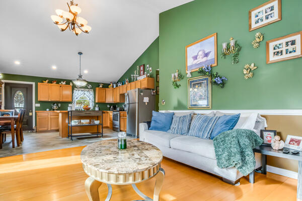 53 Danley Road Dayton, ME 04005 - Photo 9 of 21 53 Dan living into kitchen