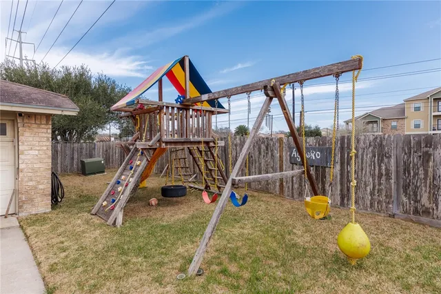 a view of a slide with a slide