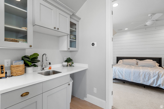 2917 Old Farm Road Washington, UT 84780 - Photo 69 of 105 Bedroom with recessed lighting and light wood-style floors