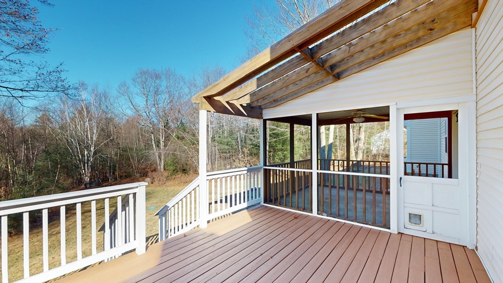 53 Dogwood Road Hubbardston, MA 01452 - Photo 8 of 42 a view of a wooden deck