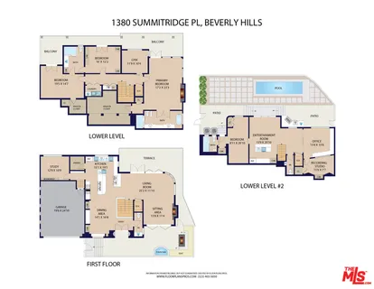 $6,099,000 | 1380 Summitridge Place, Beverly Hills, CA 90210