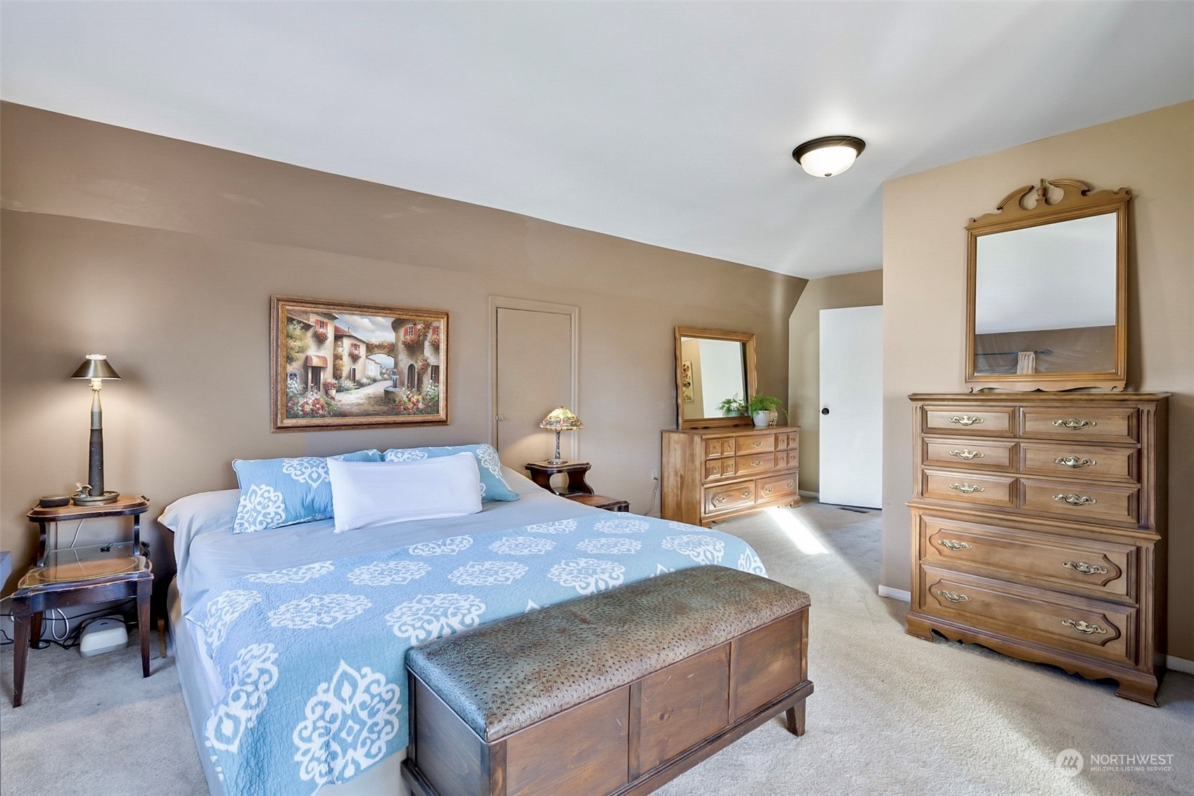 2322 Cherry Road Lake Stevens, WA 98258 - Photo 25 of 35 a bedroom with a bed and a dresser in it