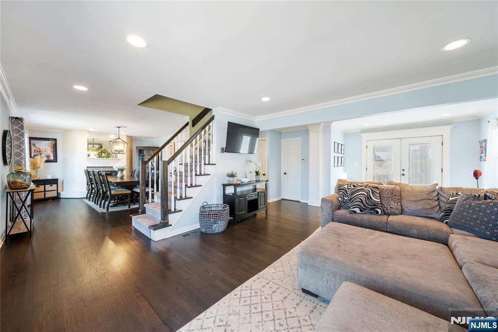 25 Glenview Road Nutley, NJ 07110 - Photo 19 of 49 a living room with furniture and a wooden floor