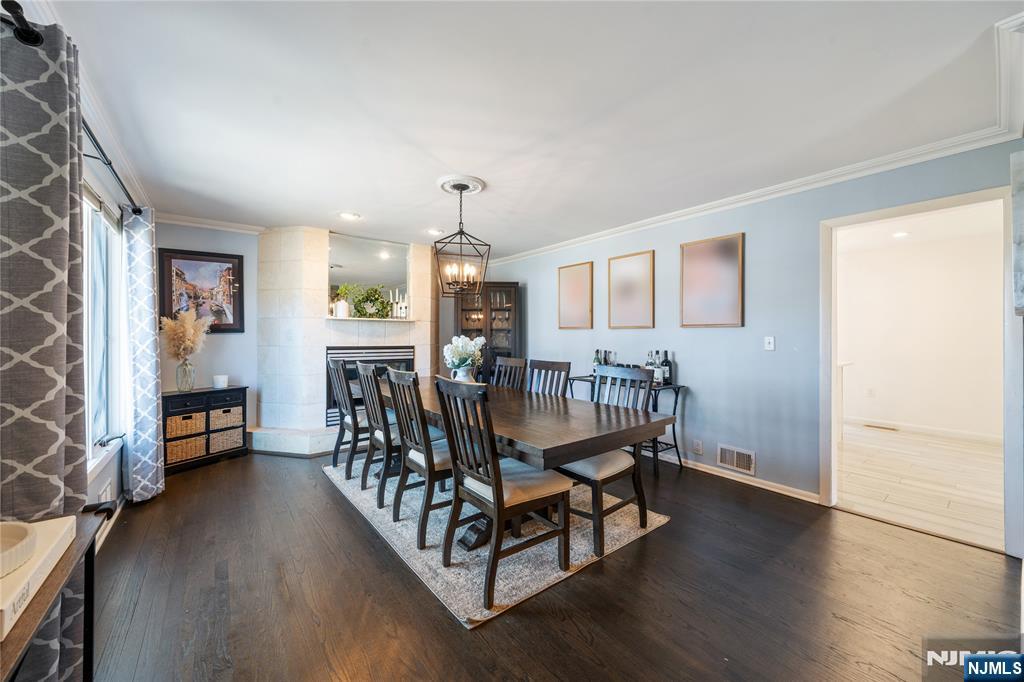 25 Glenview Road Nutley, NJ 07110 - Photo 7 of 49 a view of a dining room with furniture and wooden floor