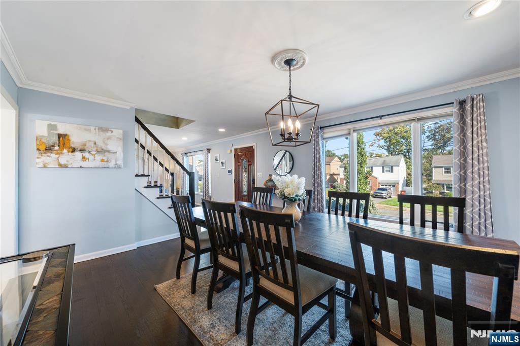 25 Glenview Road Nutley, NJ 07110 - Photo 8 of 49 a view of a dining room with furniture window and wooden floor