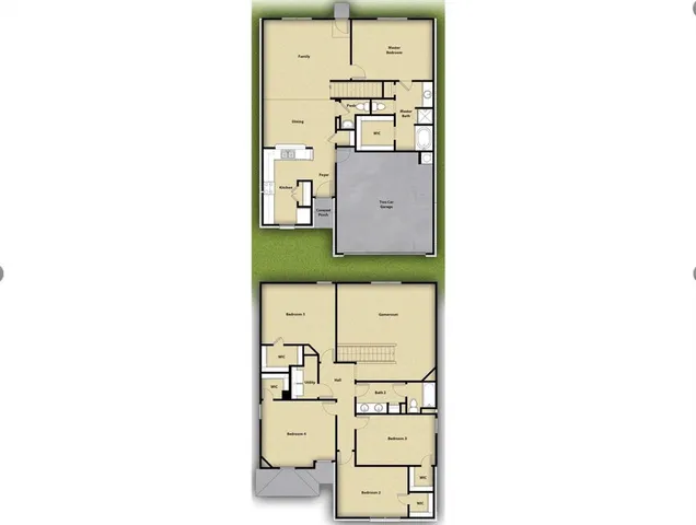 a picture of floor plan