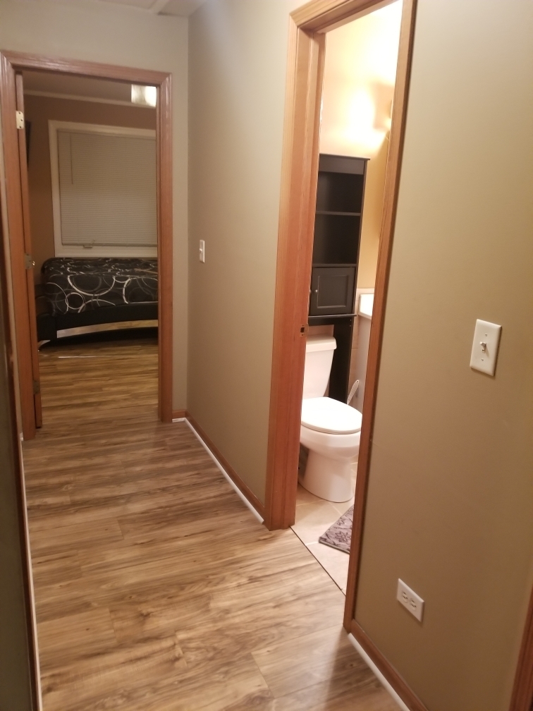 6110 Birmingham Street Chicago Ridge, IL 60415 - Photo 19 of 20 a bathroom with a sink and a toilet