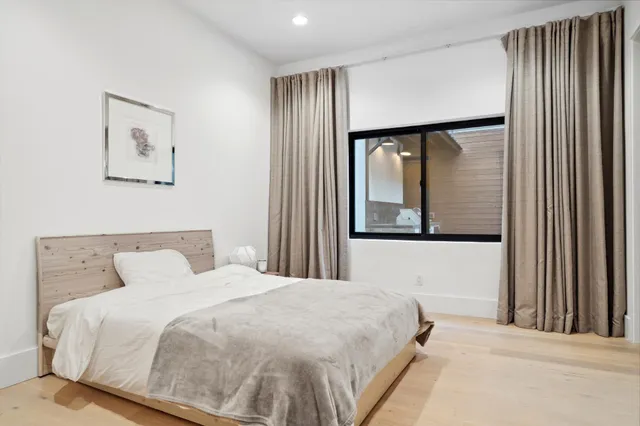 aerial view of a house with a yard