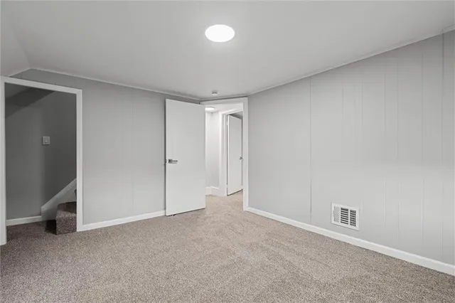 a view of an empty room