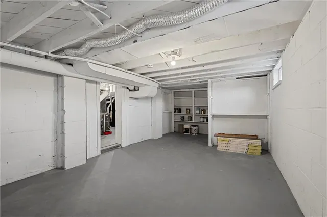 a view of storage and utility room