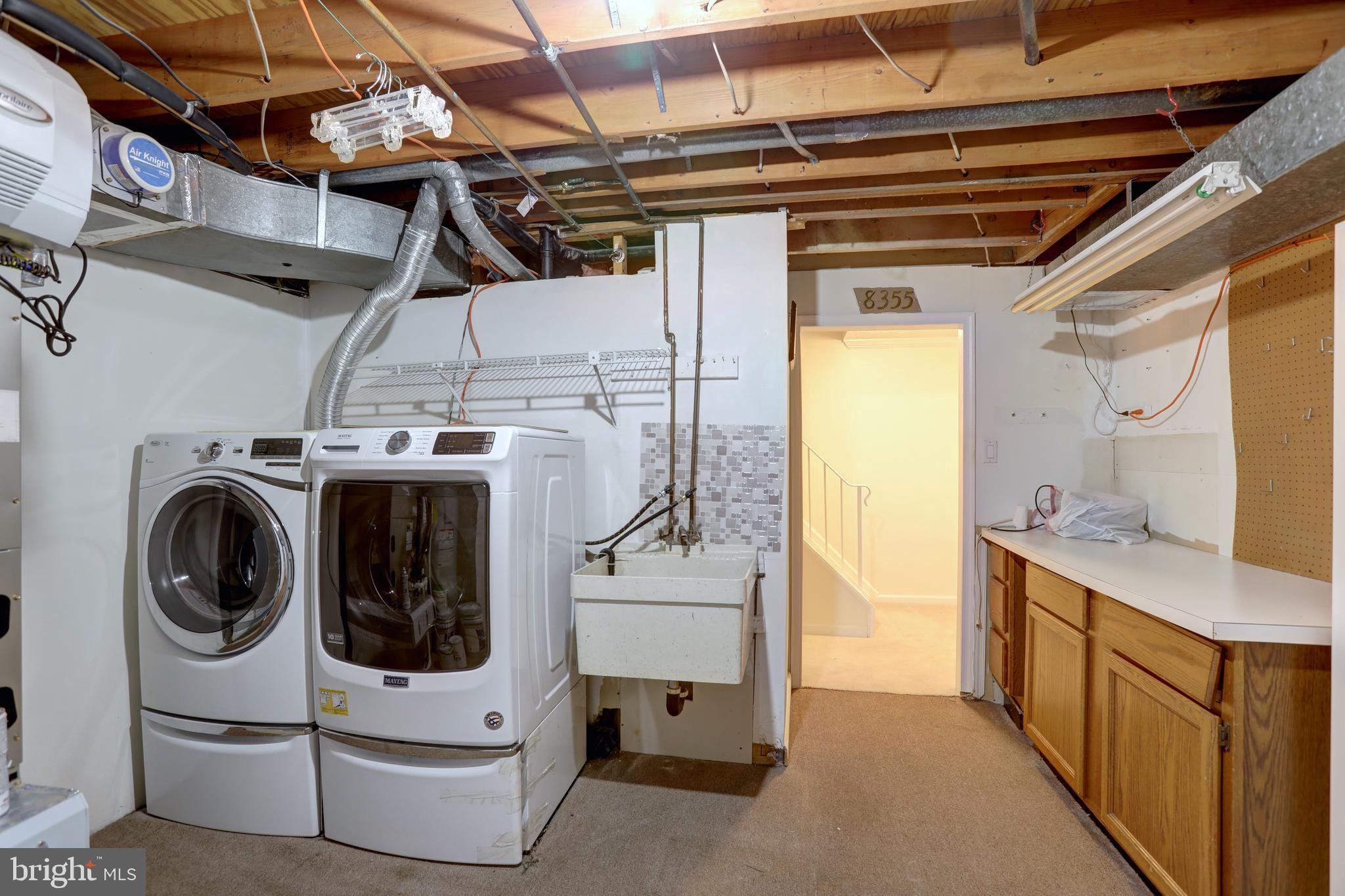 8355 Luce Court Springfield, VA 22153 - Photo 26 of 31 Lower Level Laundry