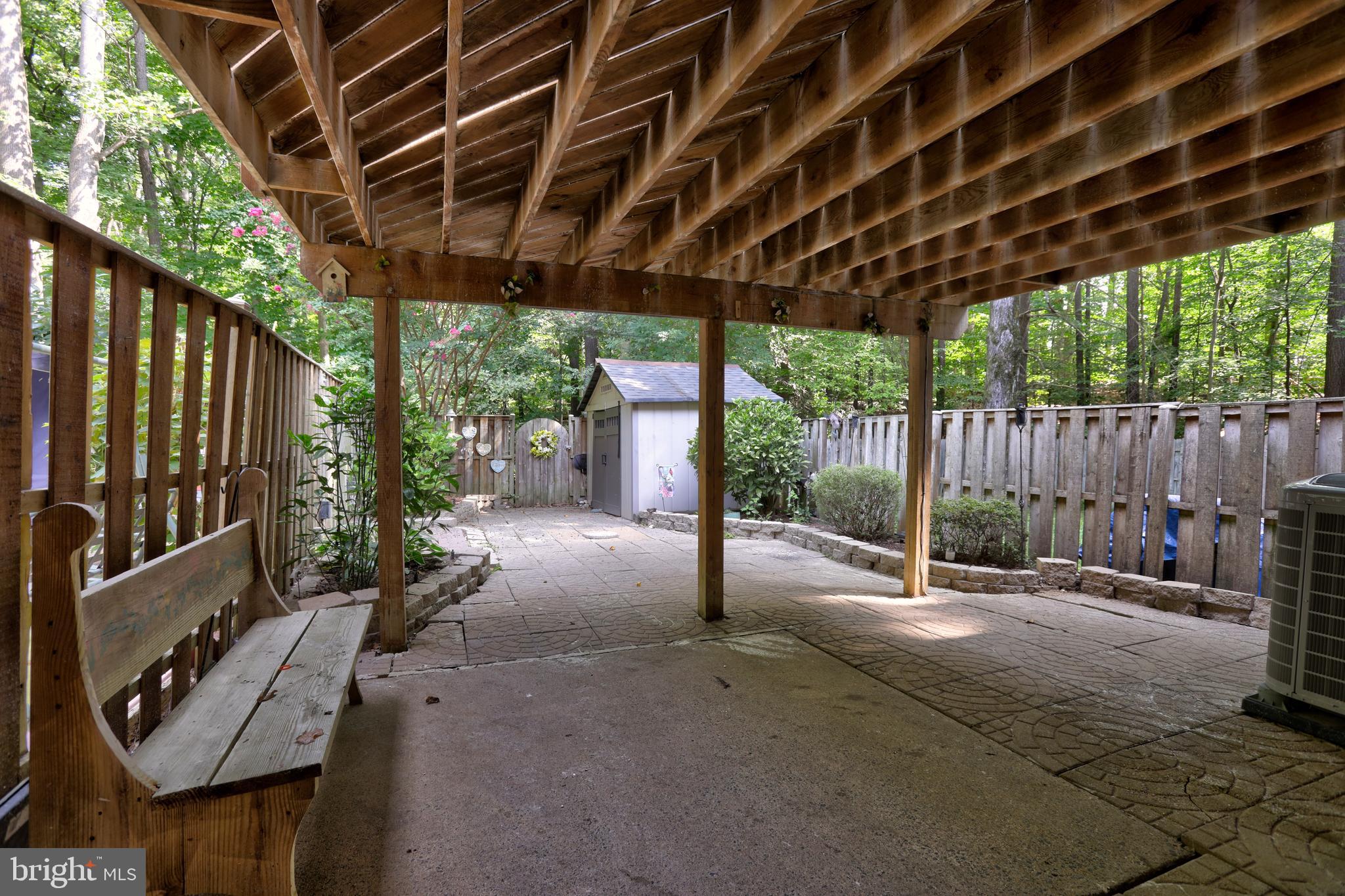 8355 Luce Court Springfield, VA 22153 - Photo 30 of 31 Covered Rear Patio