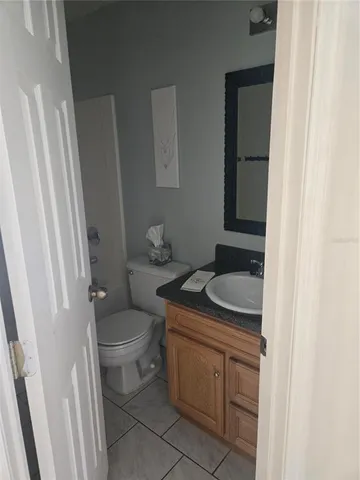 a bathroom with a toilet