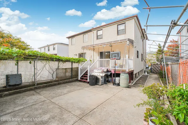 a view of a terrace with chairs