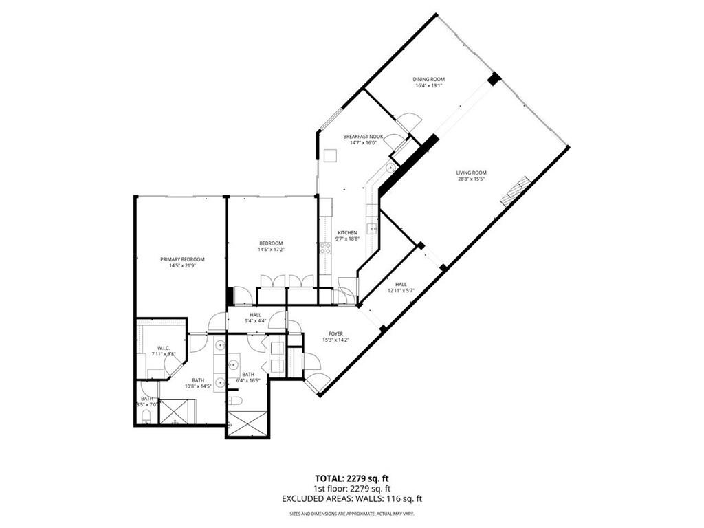2660 Peachtree Road Northwest, Unit 9G Atlanta, GA 30305 - Photo 30 of 37 a picture of floor plan