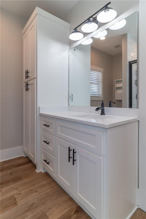 2250 Sperin Road Ball Ground, GA 30107 - Photo 25 of 56 a bathroom with a sink and a mirror